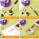 thumbnail image 4 of 6 Pieces Handmade Glass Dip Pen Crystal Glass Signature Pen Calligraphy Glass Pen Vintage Dip Ink Pen Borosilicate Present Pen For Writing Drawing Sig, 4 of 5
