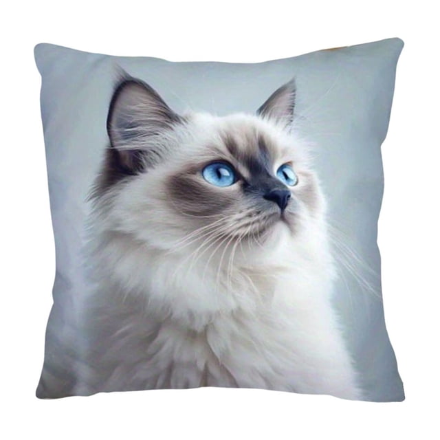 Living Room Sofa Cushion Set with Cute Animal Print, 45x45 Cm, Perfect for Home Decoration