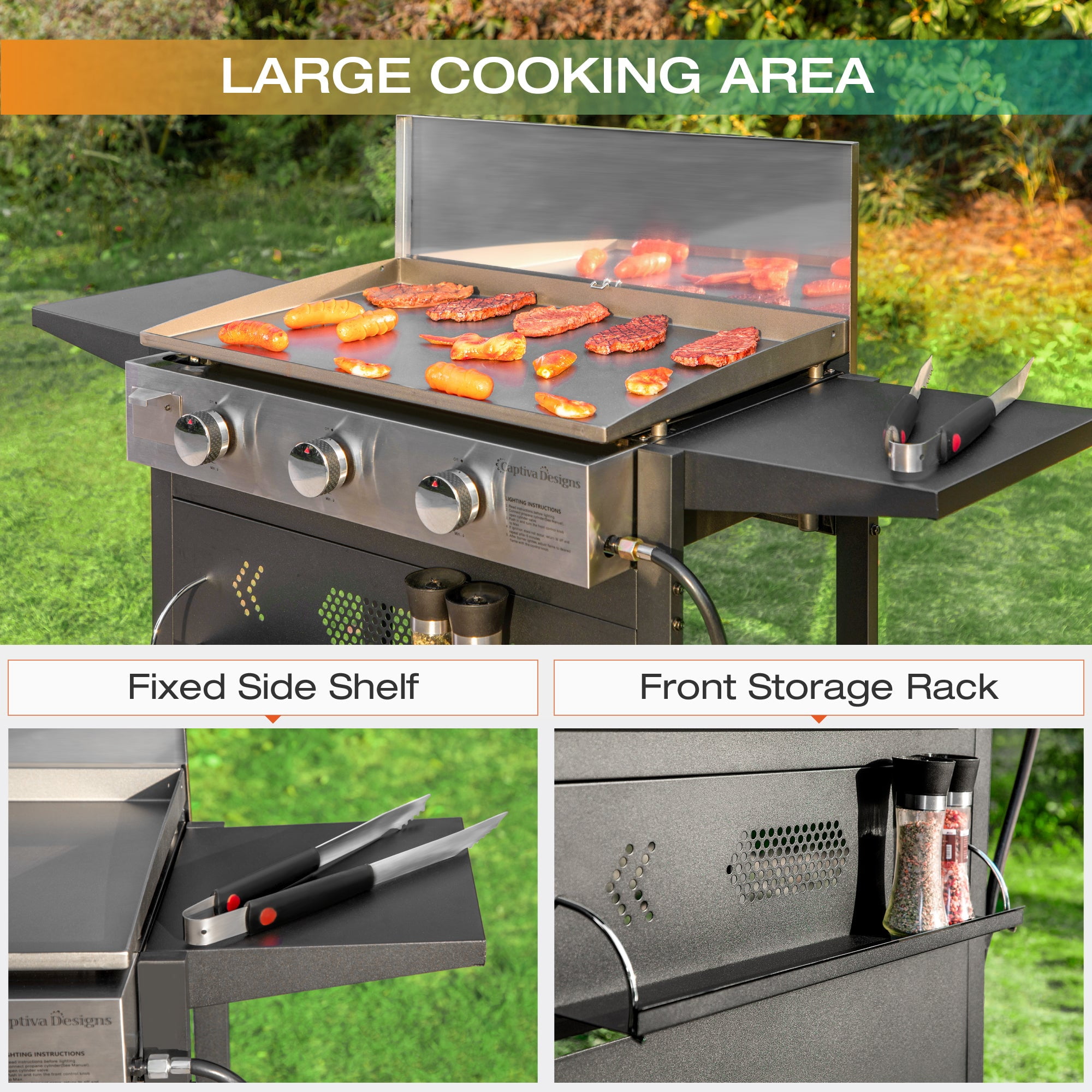Charcoal Grill Bbq Pro Gas Grill Burner Outback Dual Fuel Gas