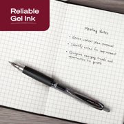 uniball™ 207 Retractable Gel Pens, Medium Point, 0.7mm, Black Ink, 12 Count