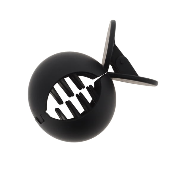 Unique Bargains Grace Frosted Circle Hair Clips Black Stylish and Practical