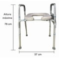 thumbnail image 2 of Asiento De Inodoro Soporte Adultos Mayores Discapacitados, 2 of 3