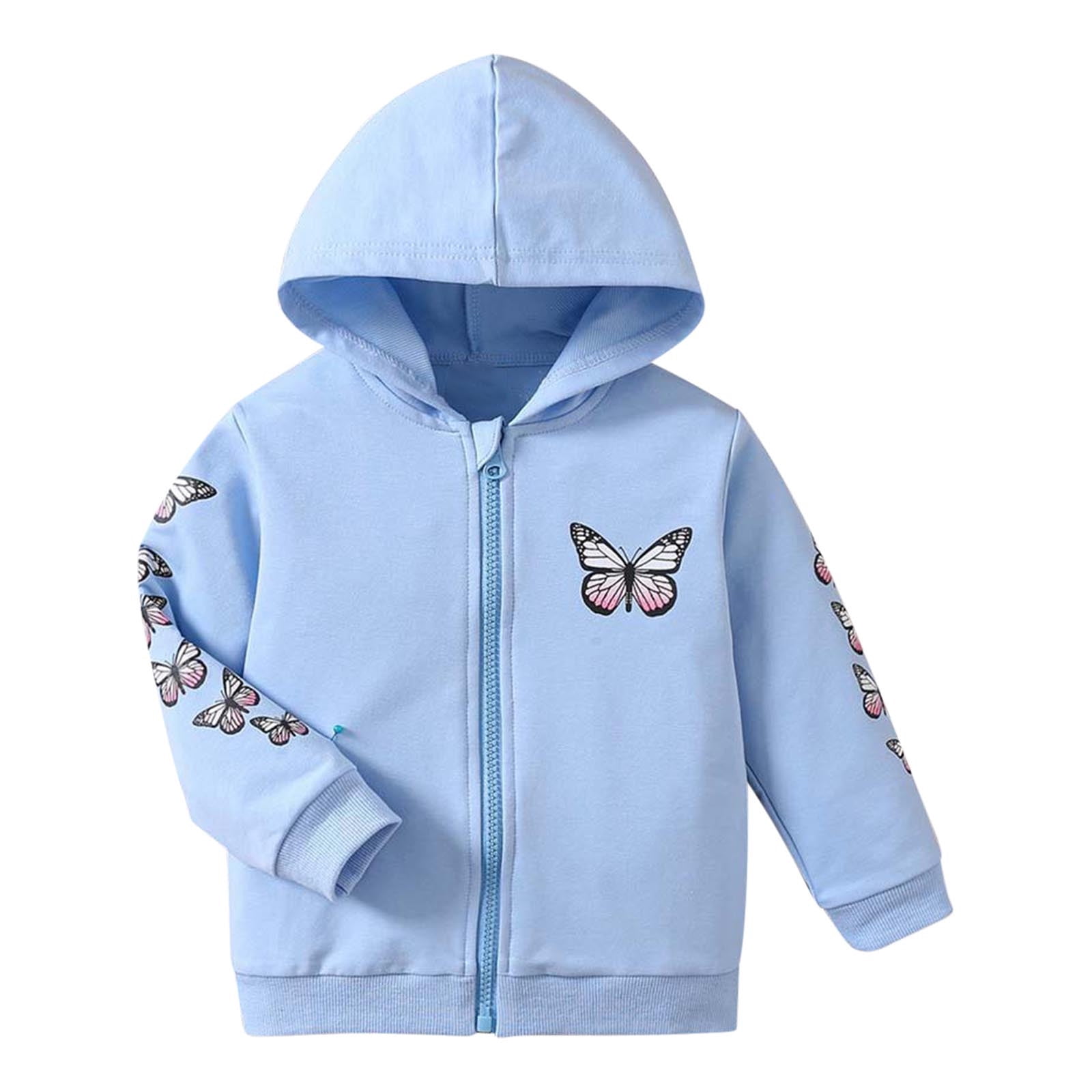 Sweat à Capuche Enfant Halloween - Manches Longues, Imprimé Dessin Animé, Doux Et Chaud - Taille 92