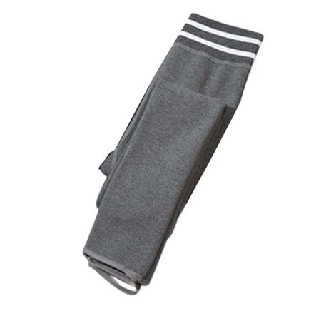 Runquan Men's Thermal Pants Elastic Comfortable Tights Winter Warm Fleece  Lined Leggings Gray 