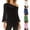 Black, variant on Maqroz Womens Sheer Poncho Shrug Sun Protection Long Sleeve Lightweight Knit Ruffle Pullover Sweater Top Asymmetric Loose Knit Summer Beach Cover Ups Black Free Size