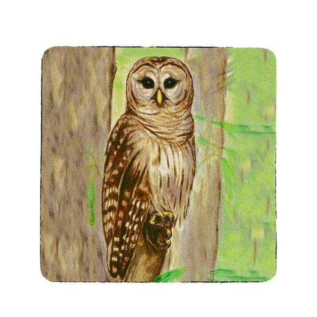 Betsy Drake CT240 Dessous de Verre Hibou - Ensemble de 4