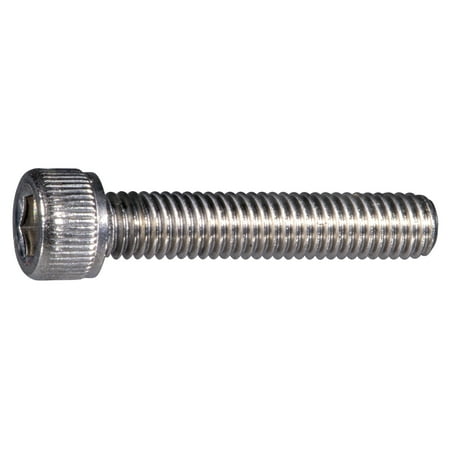 

#10 x 1 Stainless Steel Fine Thread Knurled Head Hex Socket Cap Screw
