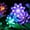 Multicolor, variant on Morttic Lotus Solar String Lights Outdoor,16.4FT 20LEDs Waterproof Lotus Flower Fairy Twinkle String Lights for Home Garden Christmas Festival Holiday Decor (Multicolor)