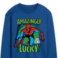 thumbnail image 3 of Marvel Spider-Man - St. Patrick's Day Amazingly Lucky - Men's Long Sleeve Graphic T-Shirt, 3 of 5