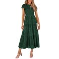 thumbnail image 1 of Vestido midi PRETTYGARDEN con estampado floral para verano 2025 para mujer, 1 of 9