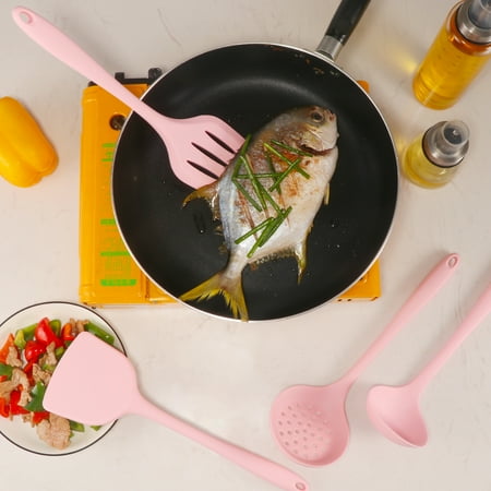

Ludlz Spatula Preservative Heat-resistant Not Sticky Food Grade Cooking Silica Gel Chef Kitchen Cooking Utensil for Kitchen