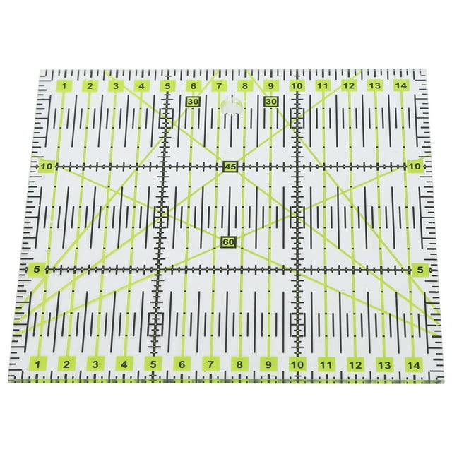 Cloth Quilting Ruler,Acrylic Quilters' Ruler Double Acrylic Quilters Ruler Quilters Ruler Remarkable Clarity