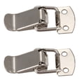 thumbnail image 1 of 2X Silver Tone Metal Toggle Draw Latch Straight Loop Catch 1.6 inch, 1 of 5