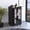 Black, variant on Espresso Finish, Particle Board - Serving Drinks and Showcasing Items - Party Events - Wheels with Locking Mechanism