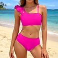 thumbnail image 2 of MEZZALL Summer Girls Two Piece Swimsuits Swim Tops With Shorts Solid Color Tankini Tops With Swim Shorts Comfortable Swimwear For Kids Pool Beachwear, 2 of 6