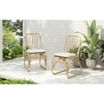 thumbnail image 2 of Outdoor PE Wicker Dining Chairs with Washable Cushion Set of 2, Outdoor Rattan chairs for Backyard, Poolside, Garden,Patio, 2 of 9