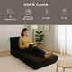 thumbnail image 2 of Sofá Cama Individual Sky Care 3 en 1 Color Negro, 2 of 8