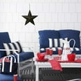 thumbnail image 2 of Patriotic Metal Barn Star Wall Star Decor, 12in Hanging Country Rustic Metal Star July of 4th Decor American Barn Star Texas Star (1, Black), 2 of 7