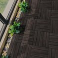 thumbnail image 5 of 27PCS Wood Flooring Tiles Interlocking Patio Deck Tiles Blocks Indoor Outdoor Solid Wood 12 x 12in for Garden, Poolside, Yard, Indoor and Outdoor, 5 of 5