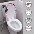 thumbnail image 3 of HELLHERO Cat and Skull Pattern Toilet Lid Dust Cover Set with Soft Pack of 2 Toilet Seat Cover Replacement 17x21 Inches for Fits All Toilet Shapes, 3 of 8