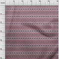 thumbnail image 2 of oneOone Silk Tabby Fabric Geometric Ikat Printed Fabric 1 Yard 42 Inch Wide, 2 of 4