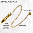 thumbnail image 4 of Metaphysical Metal Dowsing Pendulums for Divination, Meditation and Reiki Healing, Metal, No Gemstone, 4 of 7