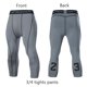 thumbnail image 1 of Pantalones de chándal de compresión para hombre, mallas para correr, gimnasio, baloncesto, fútbol, pantalones cortos, pantalones ajustados para Fitness, conjunto de ropa deportiva al aire libre qym unisex, 1 of 2
