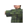 thumbnail image 5 of Ridgecut FMW23-10731 Green Plaid Men's Long-Sleeve Heavy Flannel Shirt, XL, 5 of 7