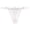 White, variant on Ladies Underwear Panties - Women Sheer Lace Thong Adjustable Waist Bow Mesh Seamless Panties, Seamless Underwear for Women,Color: White Size: One Size