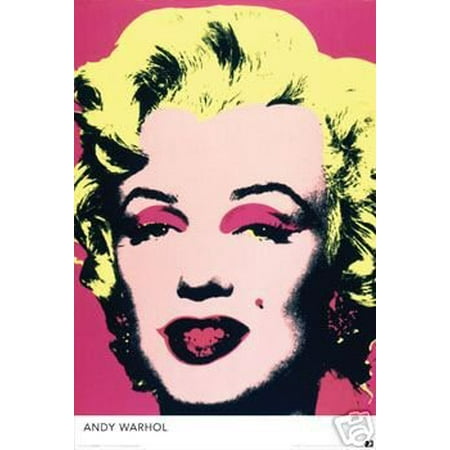 Marilyn Monroe Andy Warhol Poster Print New 24x36