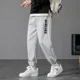 thumbnail image 3 of Pantalones deportivos lisos de otoño e invierno para hombre, pantalones de algodón, sudadera harén, pantalones deportivos grandes de talla grande Y2k coreanos para hombre, 3 of 5