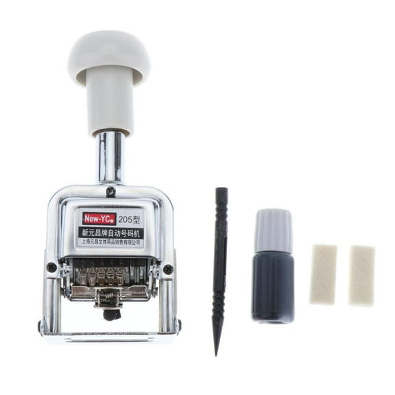 5-Position Self-Inking Stamp, Security Stamp Roller, Roller, Preserve