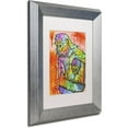 thumbnail image 2 of Trademark Fine Art "Monkey 1" Canvas Art by Dean Russo, White Matte, Silver Frame, 2 of 4