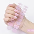 thumbnail image 3 of 1 Sheet 18 PCS Christmas Semi Cured Gel Nail Strips Red Glitter Gel Nail Stickers | Gel Nail Wraps, 3 of 11
