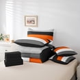 thumbnail image 5 of YST, Modern Simple Geometry, Bedding Set, 7-Piece, Geometric Stripes, Full, 5 of 5