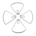 thumbnail image 1 of Yinanstore 6x Electric Propeller RC Airplane Model Helicopter Drone Accessories Protector 6 Pcs, 1 of 8