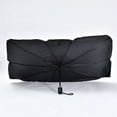 thumbnail image 4 of Parasol de verano para parabrisas de coche, parasol retráctil plegable para coche, color negro oso de fresa Electrónica, 4 of 5