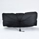 thumbnail image 4 of Parasol de verano para parabrisas de coche, parasol retráctil plegable para coche, color negro, 4 of 5