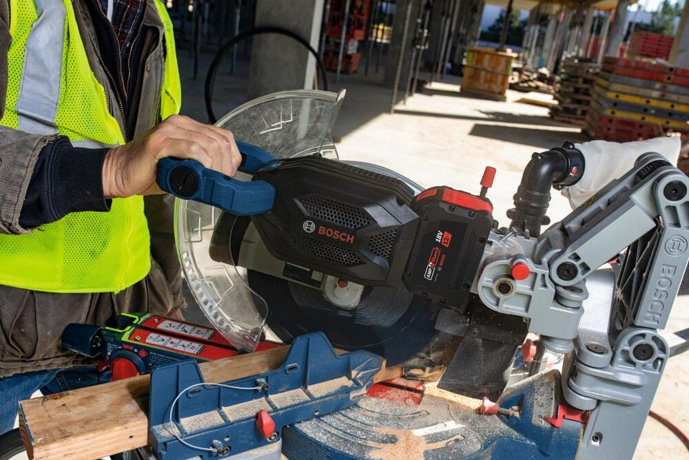 Bosch 18V 12 Inch Dual-Bevel Miter Saw Kit -