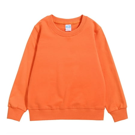 

Kids Sweatshirts Kids Child Toddler Baby Boys Girls Solid Patchwork Long Sleeve Cotton Sweatshirt Pullover Tops Blouse Outfits Clothes Boys Youth Sweatshirts Hoodies