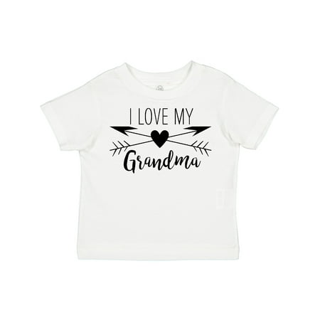 Inktastic I Love My Grandma Heart and Arrows Boys or Girls Toddler T-Shirt