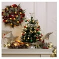 thumbnail image 6 of 20in Mini Christmas Tree Artificial Small Christmas Tree with LED Light, Star Treetop,Ornaments , and Pine Cones DIY Xmas Decorations, 6 of 7