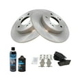 thumbnail image 2 of TRQ Rear Back Ceramic Brake Pad & Rotor s Kit w/Fluids for Maxima Infiniti I30 BKA18287 Fits select: 1994-2001 NISSAN MAXIMA, 2 of 6