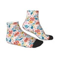 thumbnail image 3 of Bingfone Floral Ditsy Design Patterned Men'S Women'S Casual Cotton Socks, 3 of 9