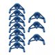 thumbnail image 1 of 4x10 Clips Ajustables Para Entrenamiento De Tallos De Plantas Para Bonsái, Plantas Al Aire Libre, Flores, Color Azul, 1 of 8