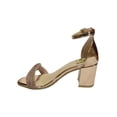thumbnail image 3 of SANDALIAS DE VESTIR LEON MUJER ORO ROSADO SINTETICO 3015 LEON  3015p, 3 of 4