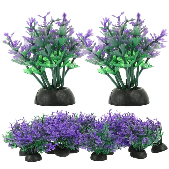 Aquarium Landscaping Fish Betta Tank Accessories Artificial Large Plastic 20 Pcs