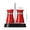 Red, variant on COM1950s Spice Jars with Stainless Steel Lids, 2 Pack Glass Seasoning Bottles, Refillable Spice Shakers for Kitchen Organization, Includes Holder Stand for Counter or Camping