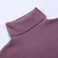 thumbnail image 6 of Essentials Women's Turtleneck Sweater Solid Basic Casual Long Sleeve Knitted Pullover Shirts Fall Winter Lightweight Jumper Top, 6 of 8