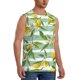 thumbnail image 2 of Fotbe Lemon Men's Camiseta sin Mangas Estampada para Hombres, Playera Casual para Gimnasio, Entrenamiento, Playa-Small, 2 of 7